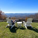 man in chair blue ridge parkway, boone nc, Boone, NC mountains, property in Boone, NC Mountain Properties, Boone land for sale, blue ridge mountains homes for sale in NC