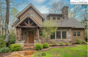 a stunning two story home for sale in Banner Elk NC